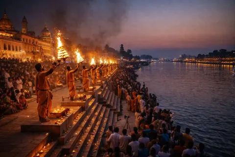 Sarayu ghats & Ram ki Paidi